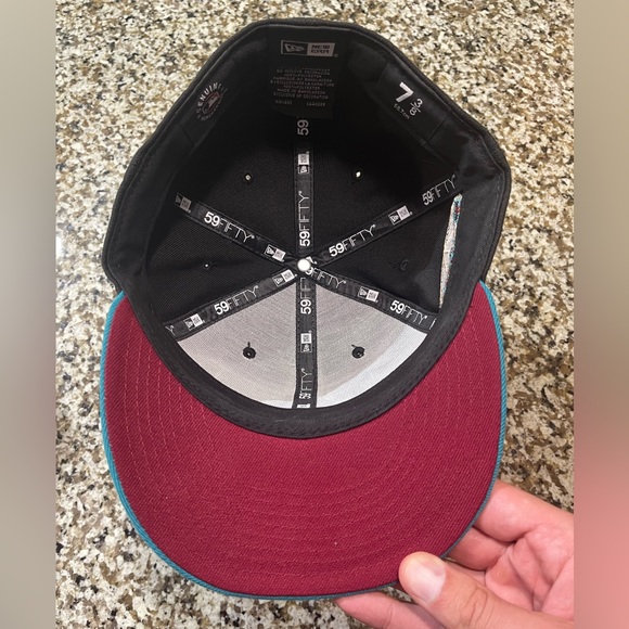 New Era Tampa Bay Rays Custom 59fifty 7-3/8 - Picture 4 of 4